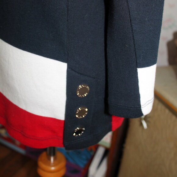 NWT Tommy Hilfiger Red White & Blue Sweater, Small - Picture 4 of 7